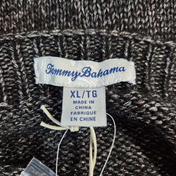 Tommy Bahama Women's Shimmer Balloon Sleeved Bateau Sweater Size XL Black (29) - Picture 11 of 14